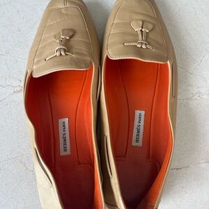 Hermés flats, gold beige, EU 39